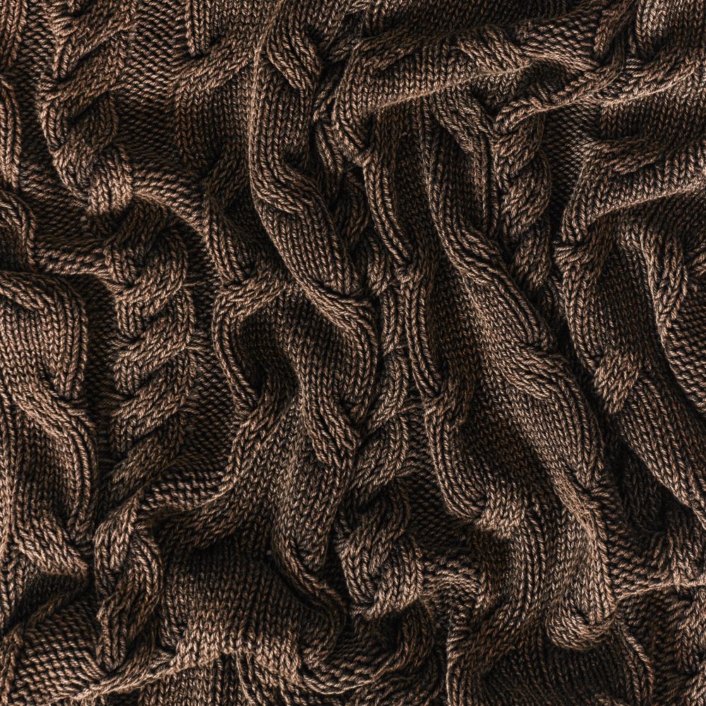 Плед Hygge, коричневый