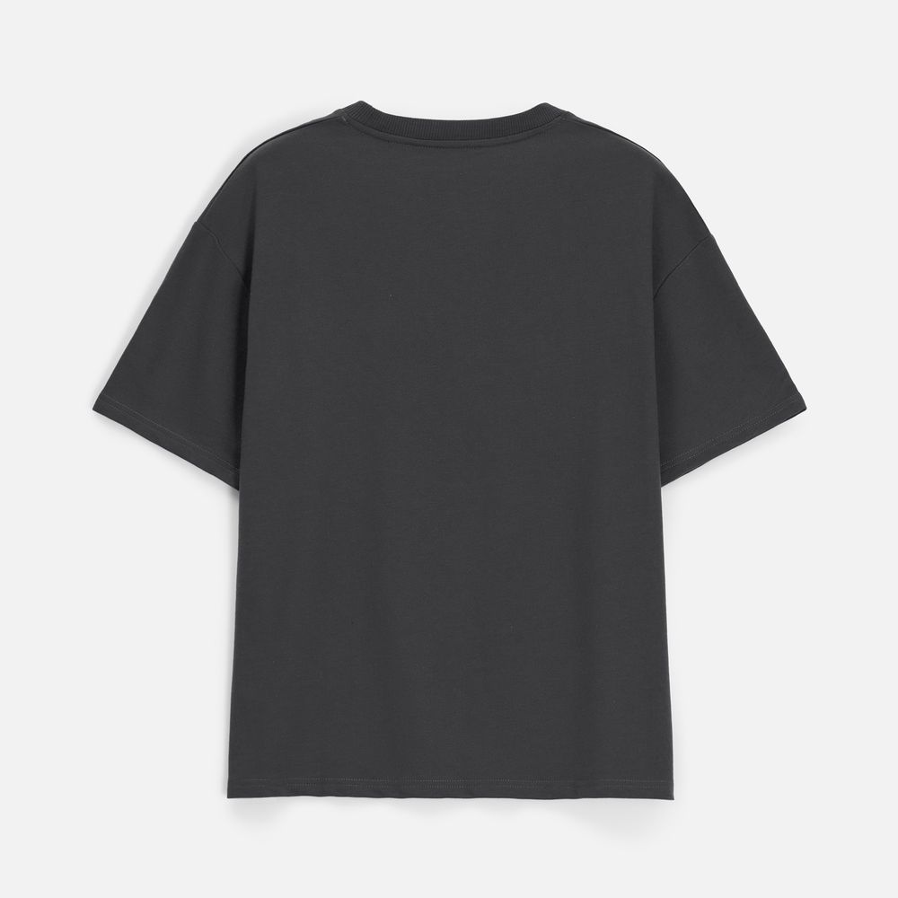 Футболка унисекс Durington, темно-серая (графит), размер M/L