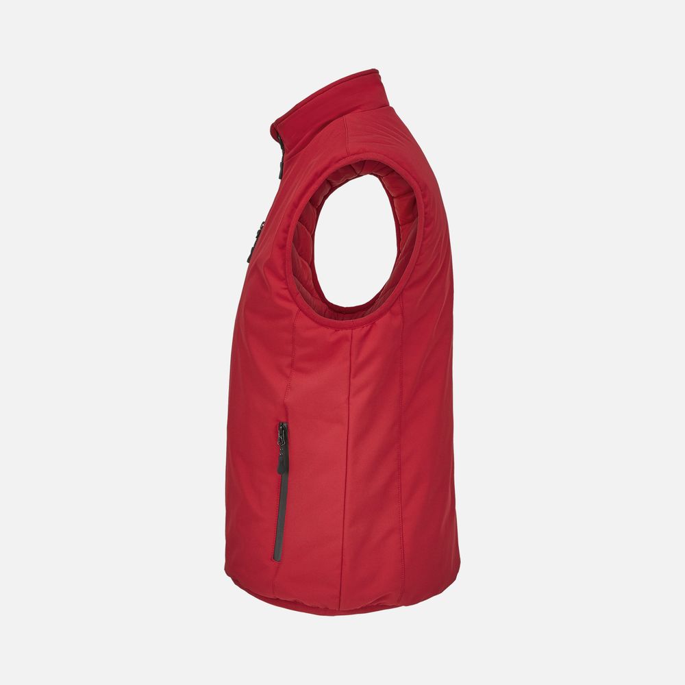 Жилет софтшелл унисекс Falcon BW, красный, размер M