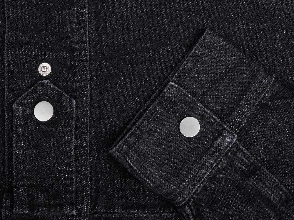 Куртка джинсовая O1, черная, размер M/L
