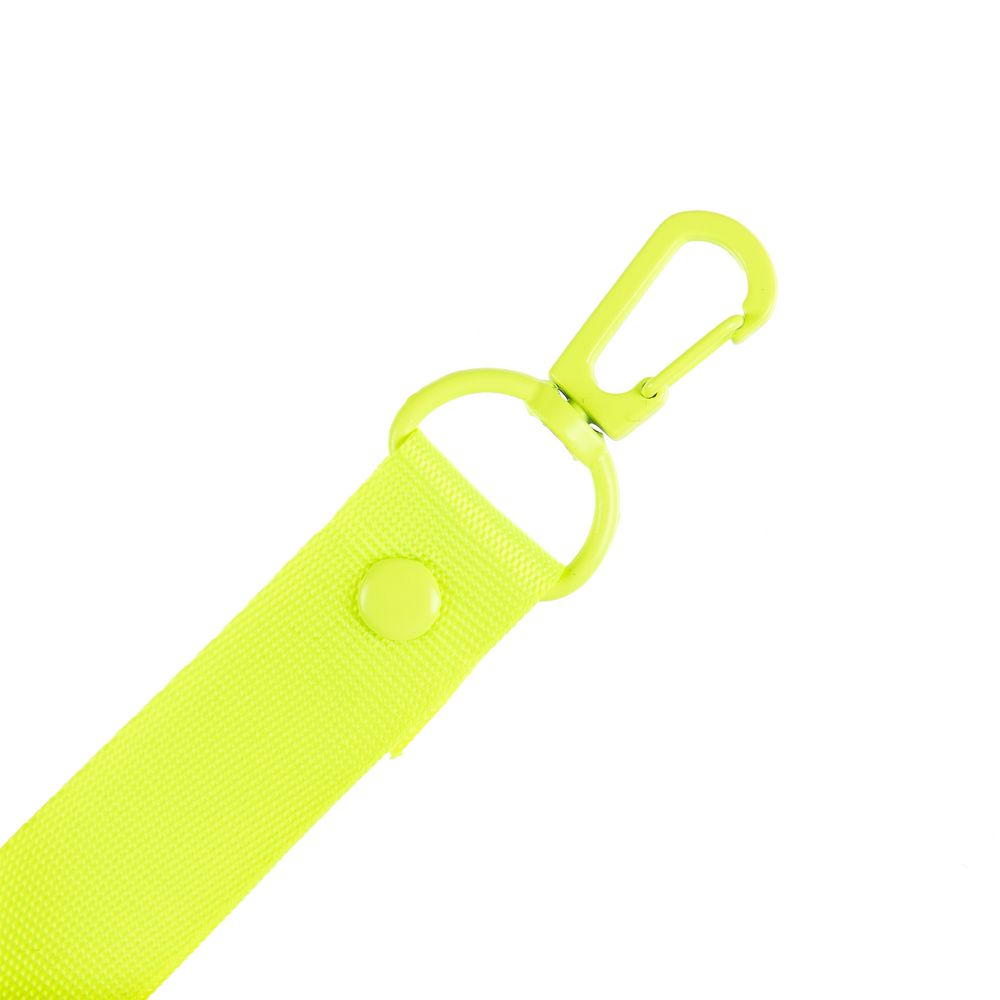 Застежка-карабин Snap Hook, M, желтый неон