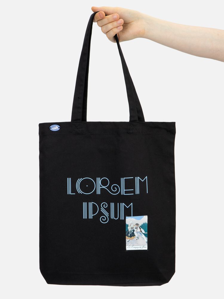 Холщовая сумка Avoska, черная