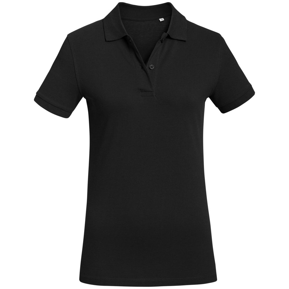 Рубашка поло женская Inspire черная, размер M
