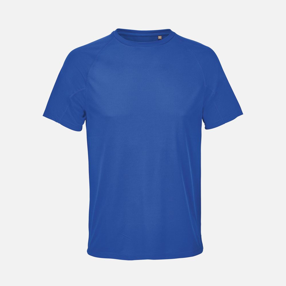 Футболка спортивная унисекс Vortex, ярко-синяя (roayl), размер XS