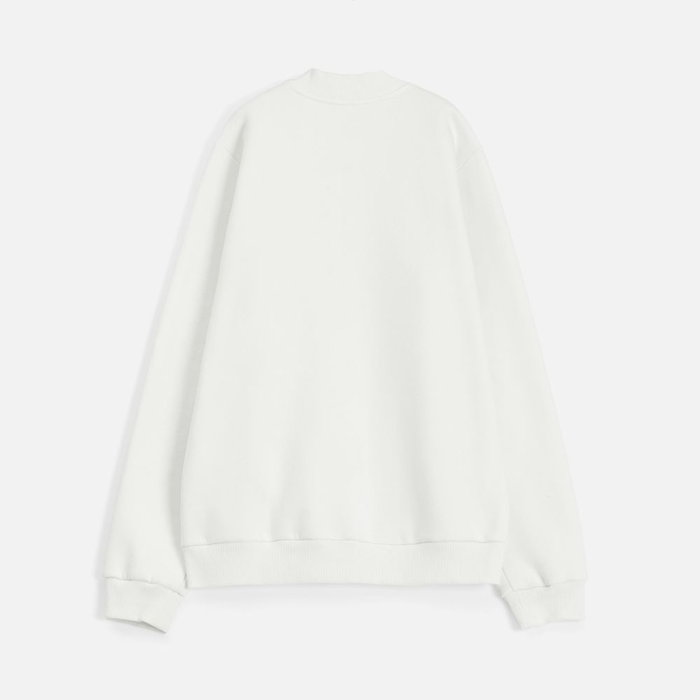 Бомбер унисекс AtmosWear, молочно-белый, размер S