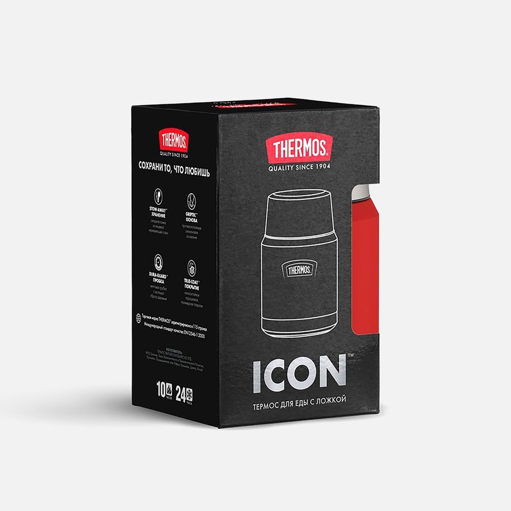 Термос для еды Icon 470, красный