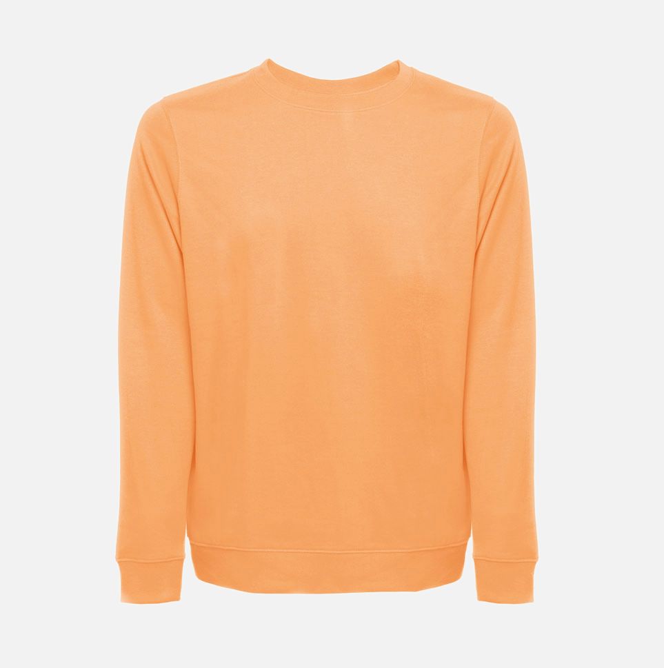 Свитшот унисекс Colombo, светло-оранжевый, размер XL