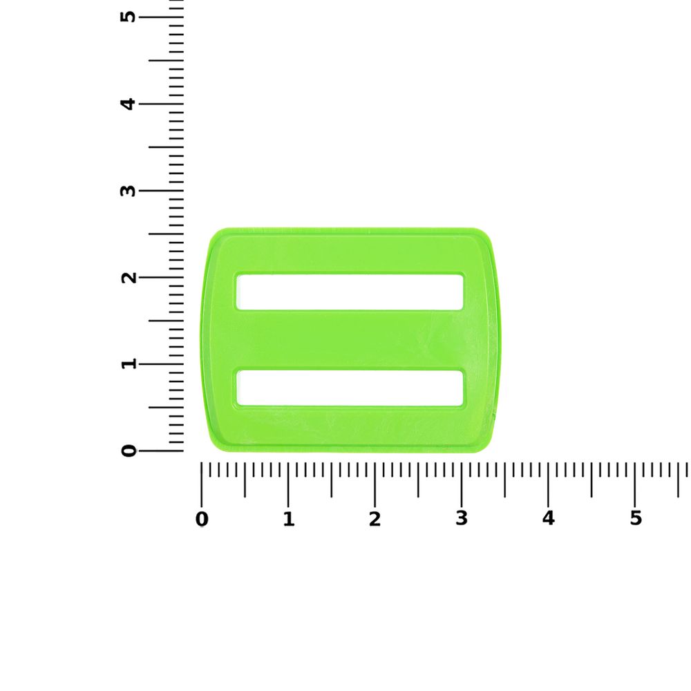 Пряжка — регулятор ремня Fermo, зеленый неон