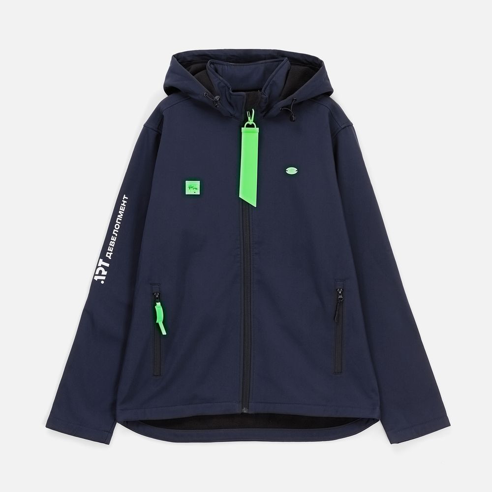 Куртка софтшелл женская Race Women темно-синяя, размер XL