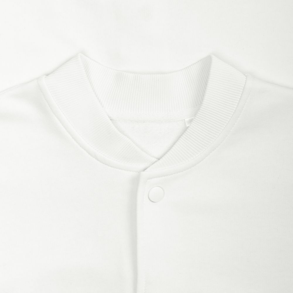 Бомбер унисекс Nuppu, молочно-белый, размер S