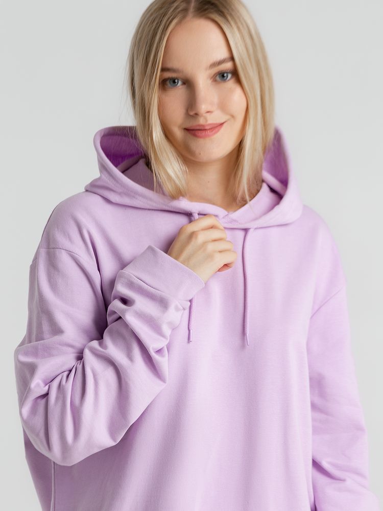 Толстовка с капюшоном унисекс Hoodie, сиреневая, размер XS