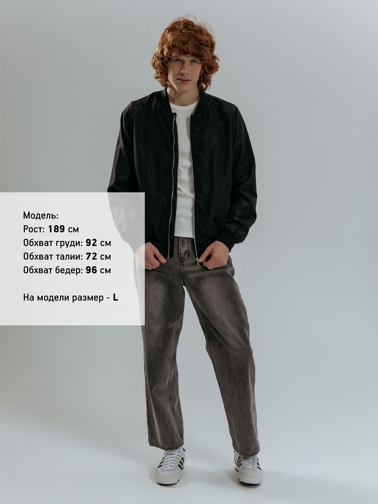 Бомбер Wigton, черный, размер L