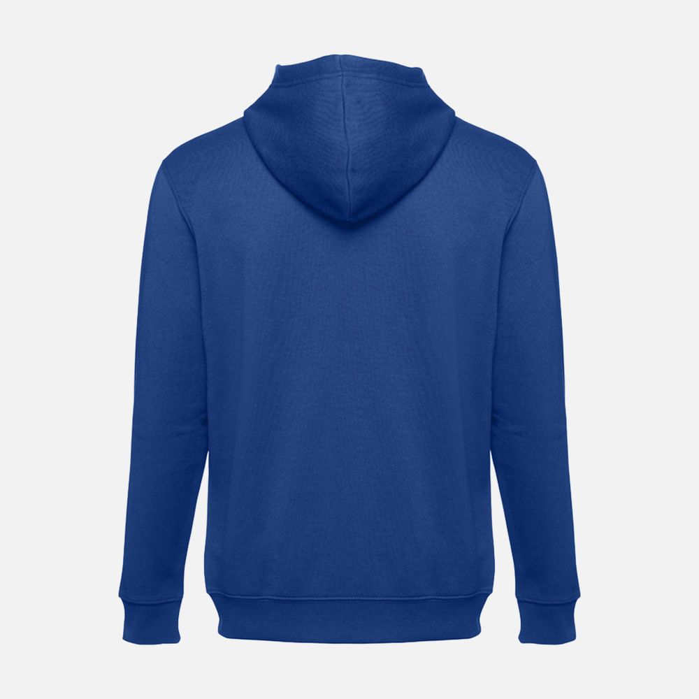 Толстовка мужская на молнии с капюшоном Amsterdam, ярко-синяя, размер XL
