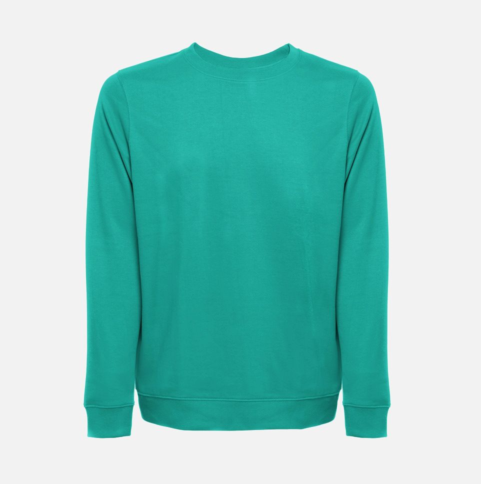 Свитшот унисекс Colombo, изумрудно-зеленый, размер XL