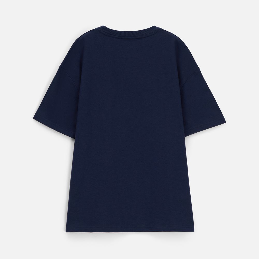 Футболка унисекс Durington, темно-синяя, размер XS/S