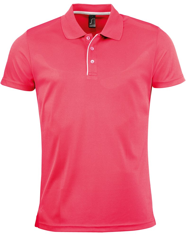 Рубашка поло мужская Performer Men 180, розовый коралл, размер XXL