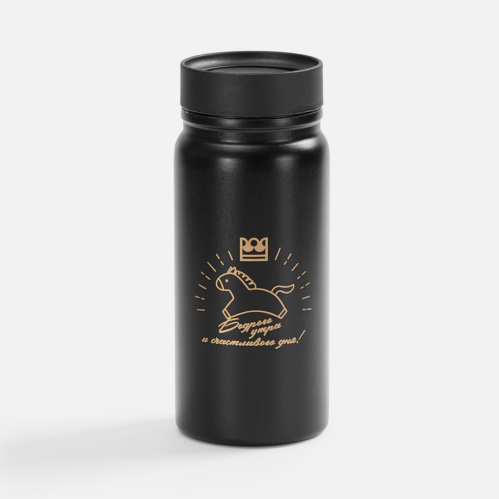 Термостакан Hardproof, черный