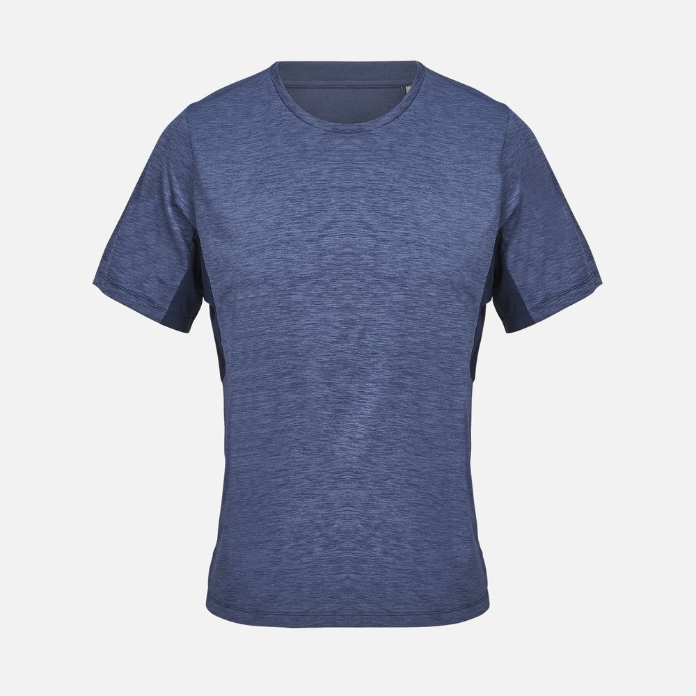 Футболка спортивная унисекс Storm, темно-синий меланж, размер M