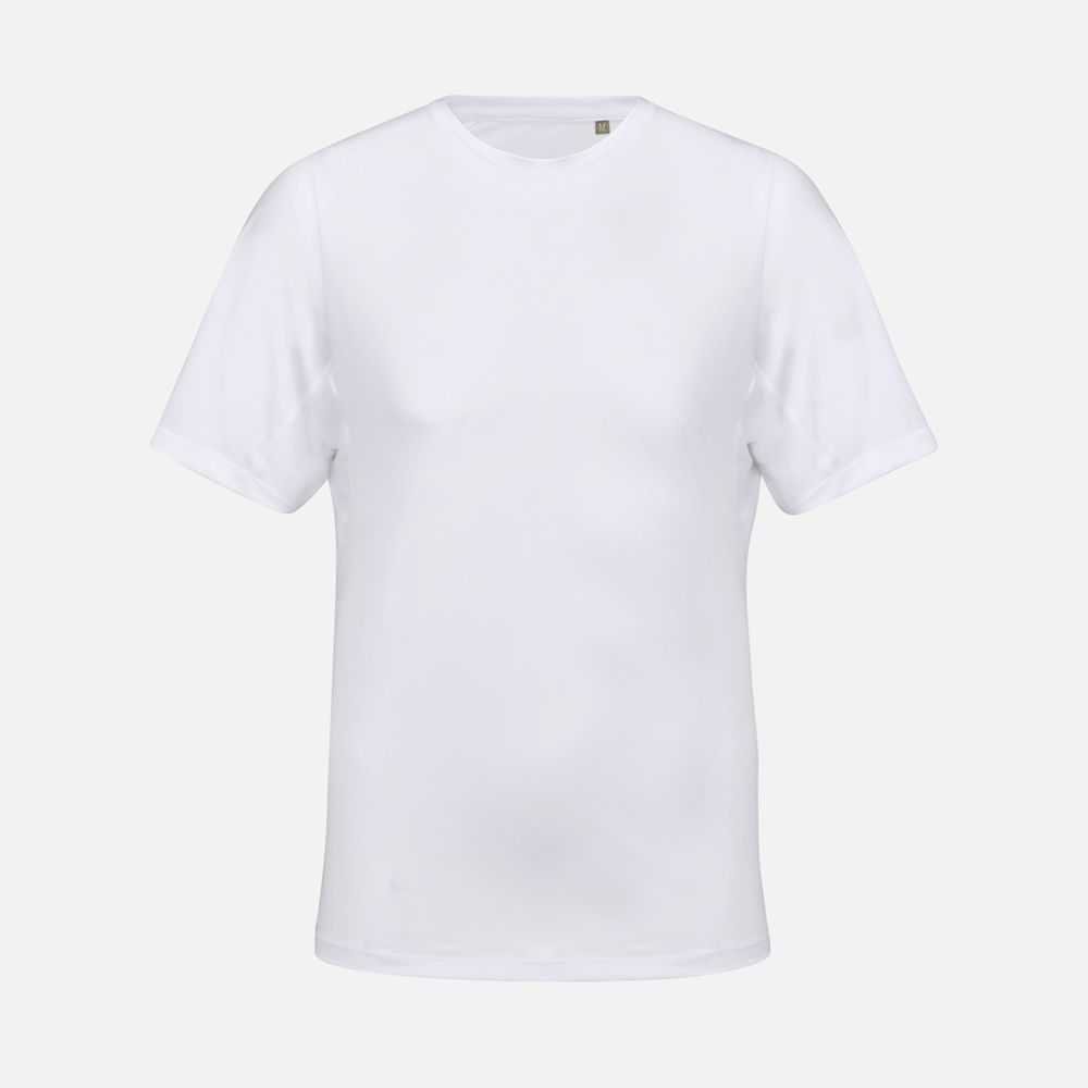 Футболка спортивная унисекс Storm, белая, размер L