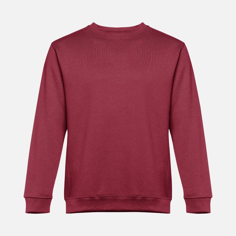 Свитшот унисекс Delta, бордовый, размер L
