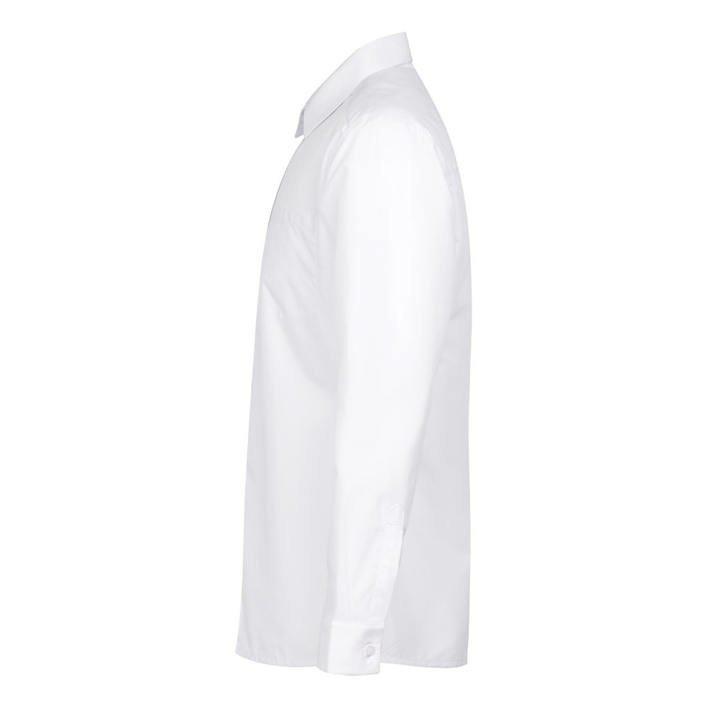Рубашка мужская с длинным рукавом Collar, белая, размер 42; 182