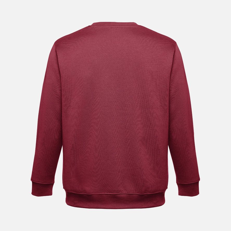 Свитшот унисекс Delta, бордовый, размер L