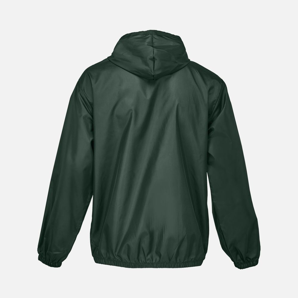 Ветровка унисекс Shield, темно-зеленая, размер XS