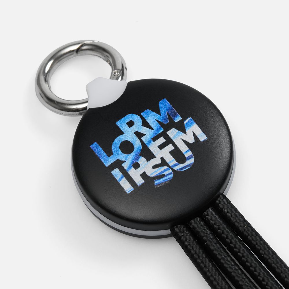 Кабель-брелок с подсветкой логотипа Lite Omniline