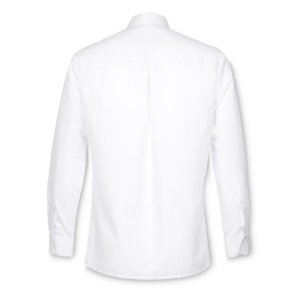 Рубашка мужская с длинным рукавом Collar, белая, размер 42; 176