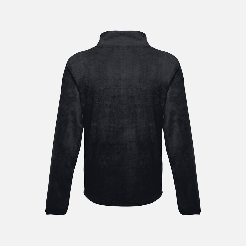 Куртка флисовая мужская Helsinki, черная, размер S