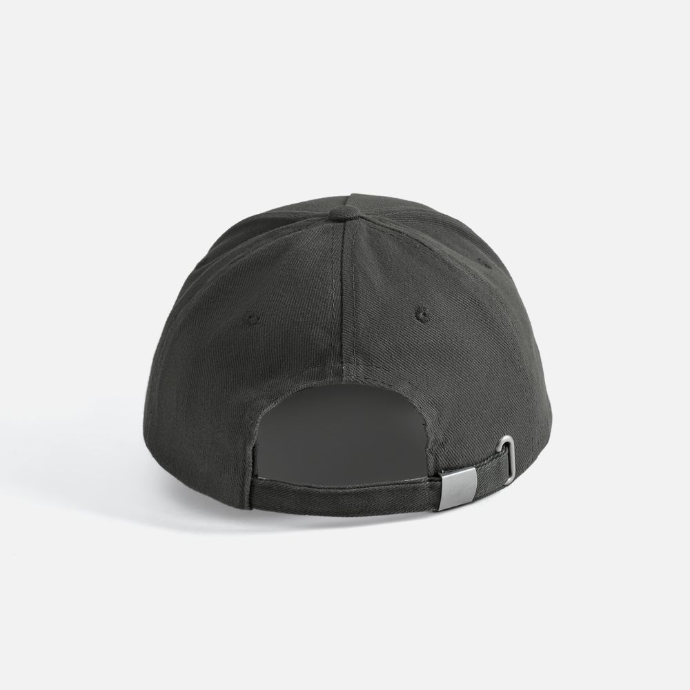 Бейсболка Long Beach, серая с оранжевым