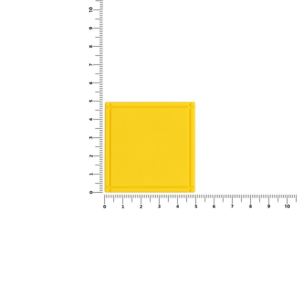 Лейбл из ПВХ Dzeta, L, желтый