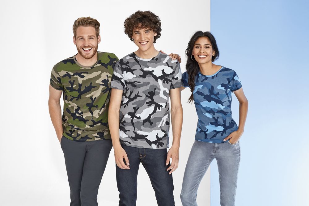 Футболка мужская Camo Men 150 камуфляж, размер XXL