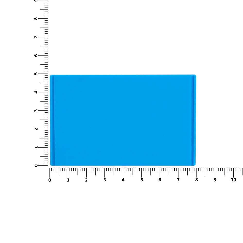 Лейбл из ПВХ Dzeta, XL, голубой