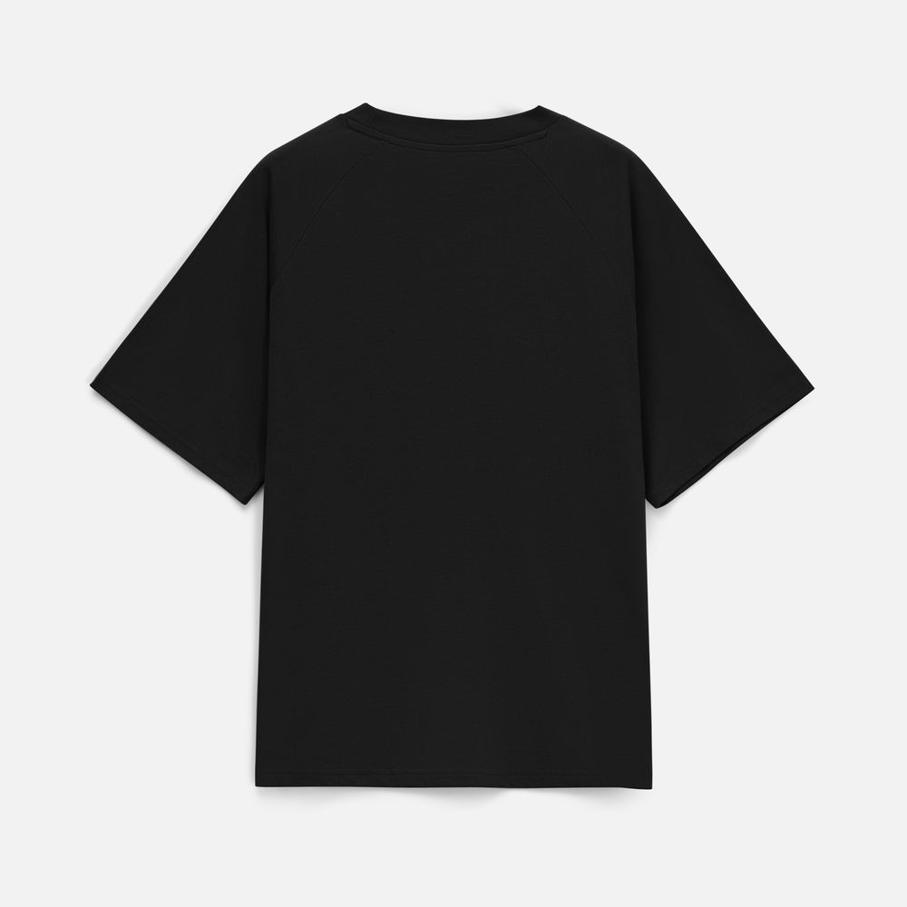 Футболка унисекс T2, черная, размер XS/S