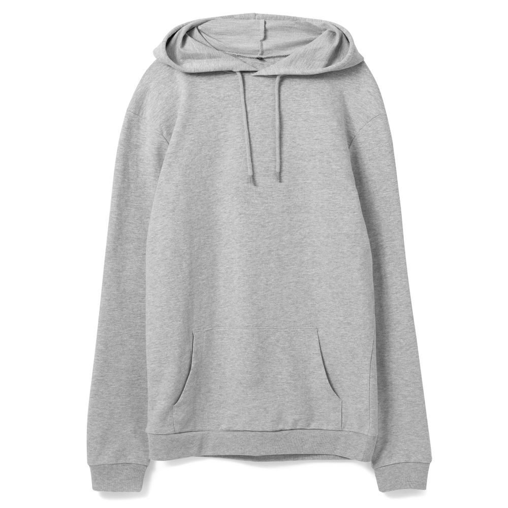 Толстовка с капюшоном унисекс Hoodie, серый меланж, размер 4XL