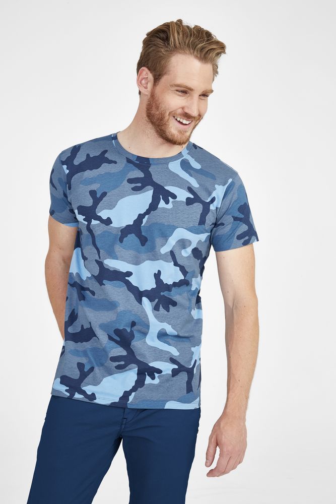 Футболка мужская Camo Men 150 камуфляж, размер L