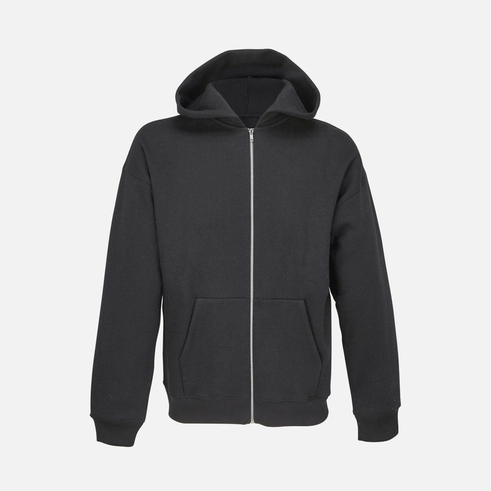 Толстовка унисекс на молнии Jelo, черная, размер L