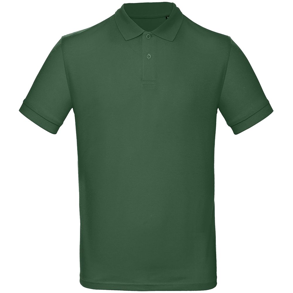 Рубашка поло мужская Inspire темно-зеленая, размер XL