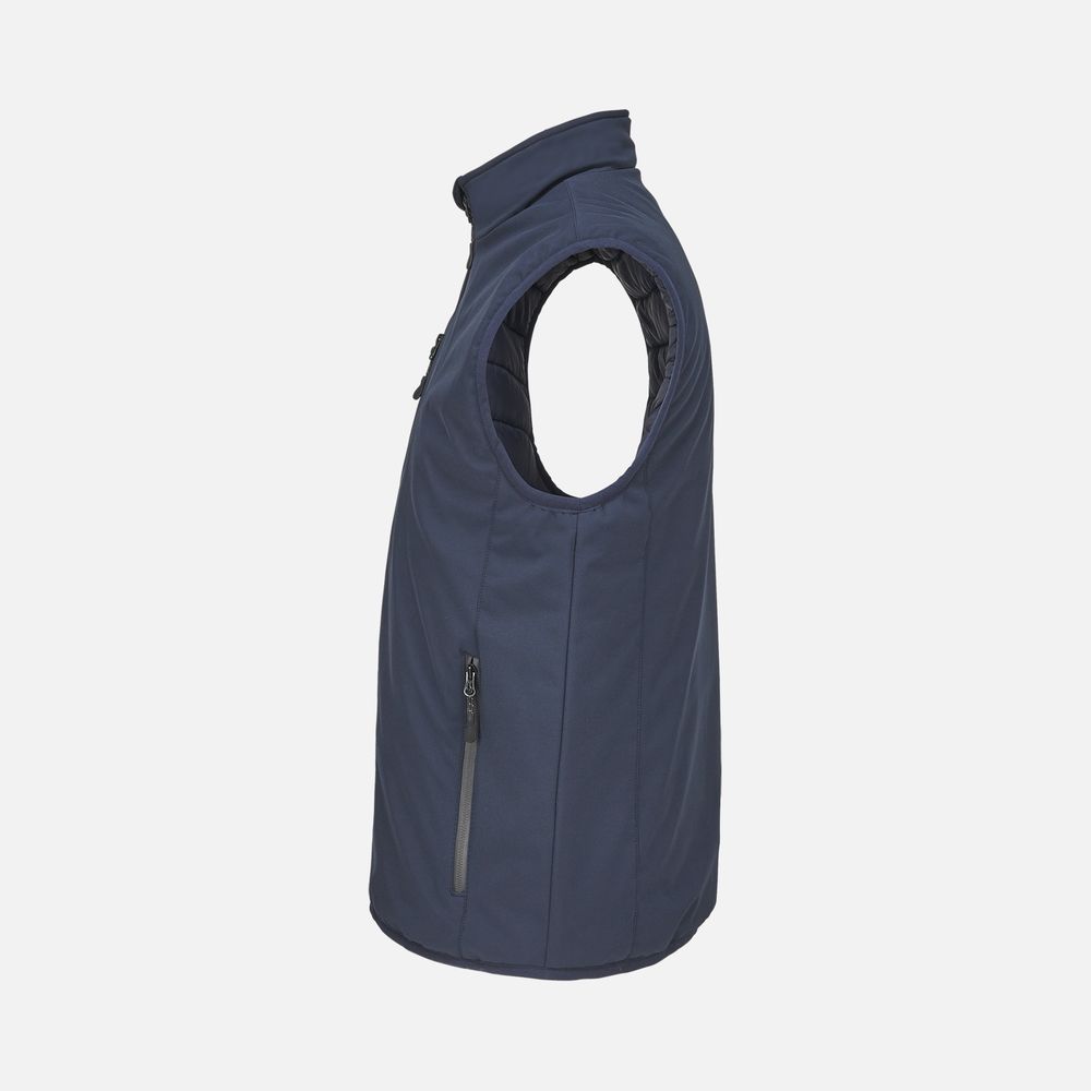 Жилет софтшелл унисекс Falcon BW, синий, размер S