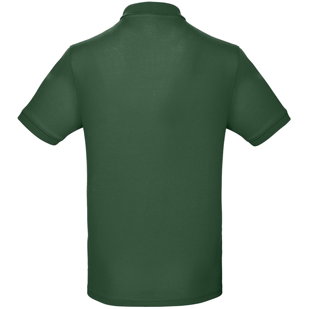 Рубашка поло мужская Inspire темно-зеленая, размер L