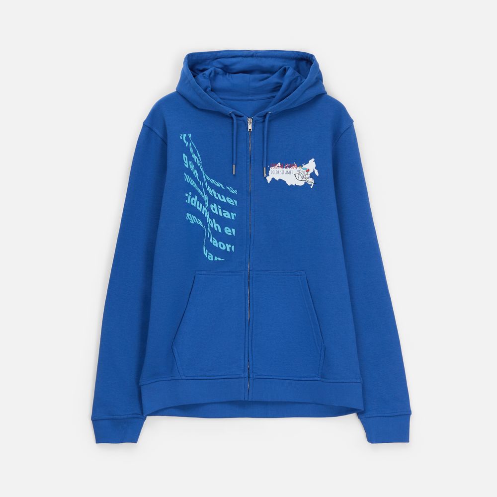 Толстовка унисекс Calipso, ярко-синяя (royal), размер XXL