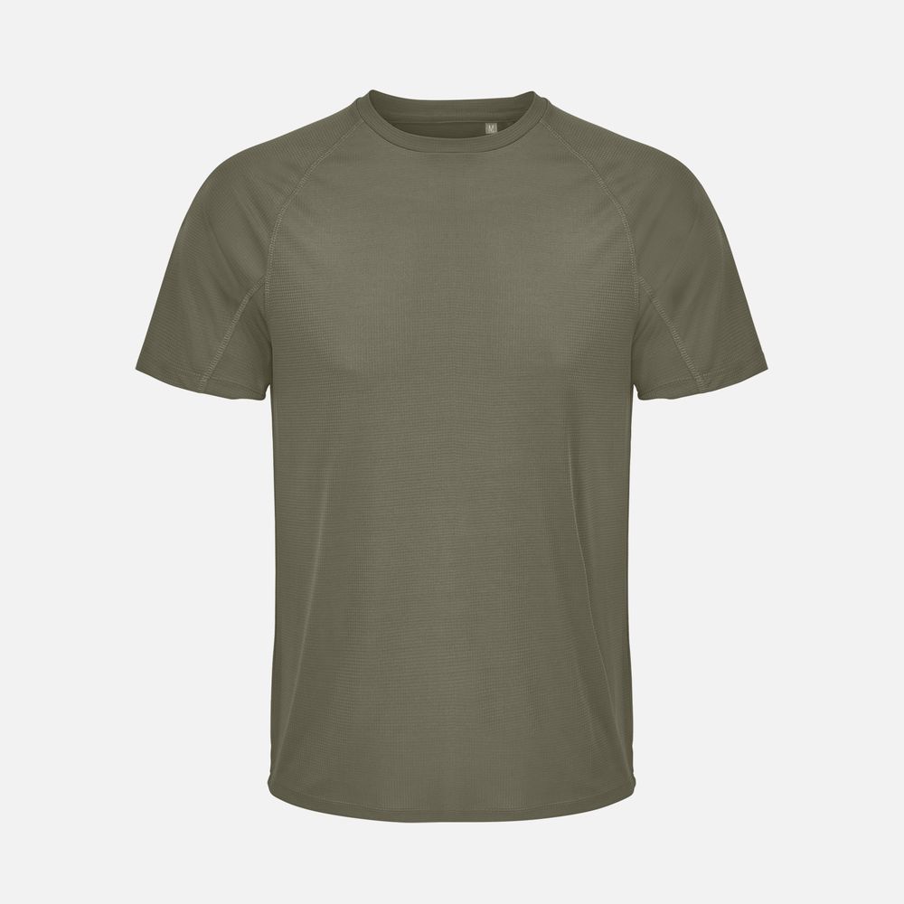 Футболка спортивная унисекс Vortex, темный хаки, размер XL