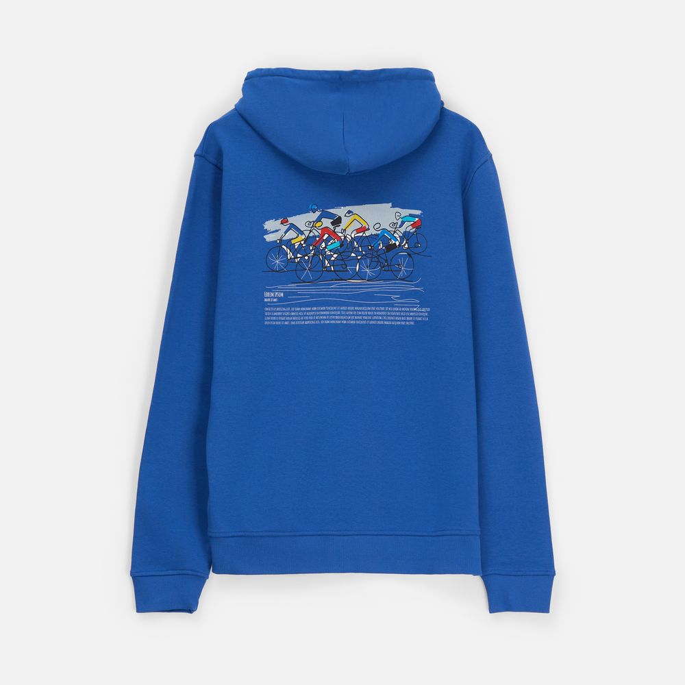 Толстовка унисекс Calipso, ярко-синяя (royal), размер XXL