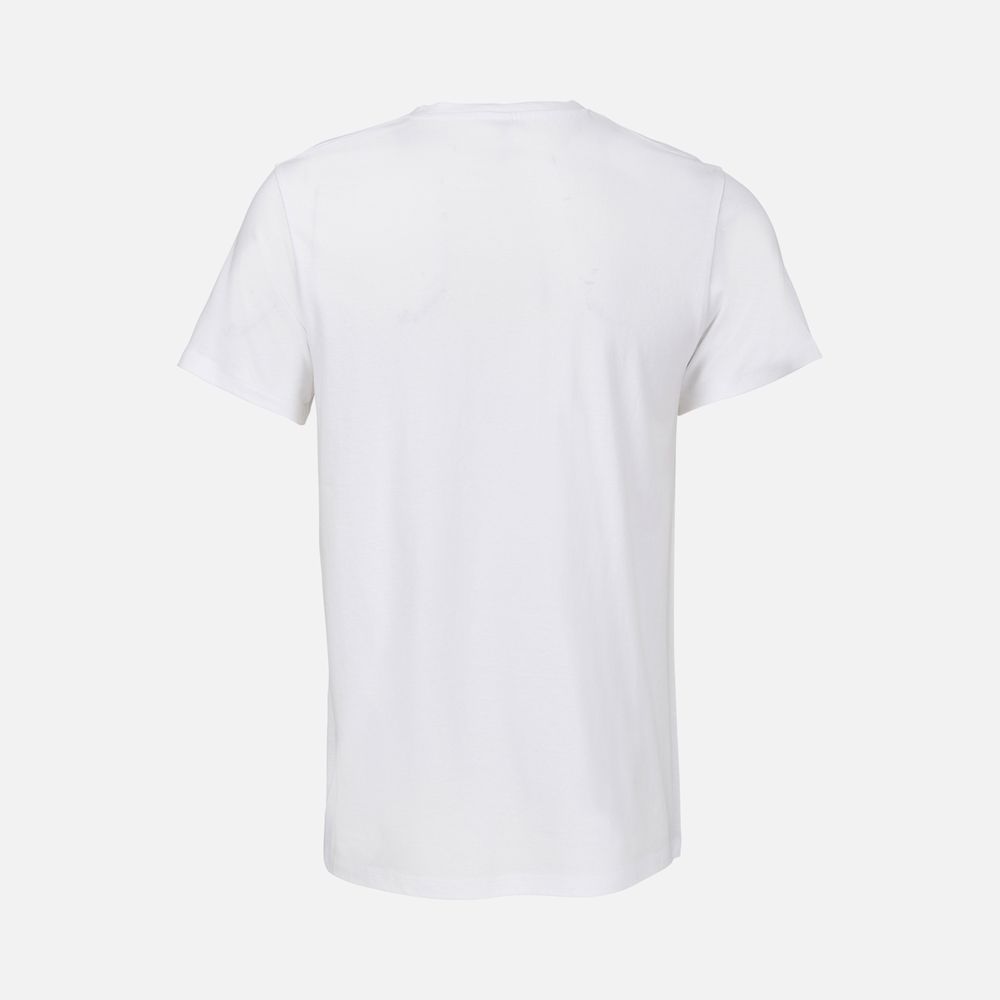 Футболка унисекс Regent с V-образным вырезом, белая, размер L