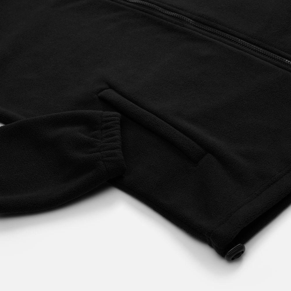 Куртка флисовая унисекс Nebo, черная, размер XL