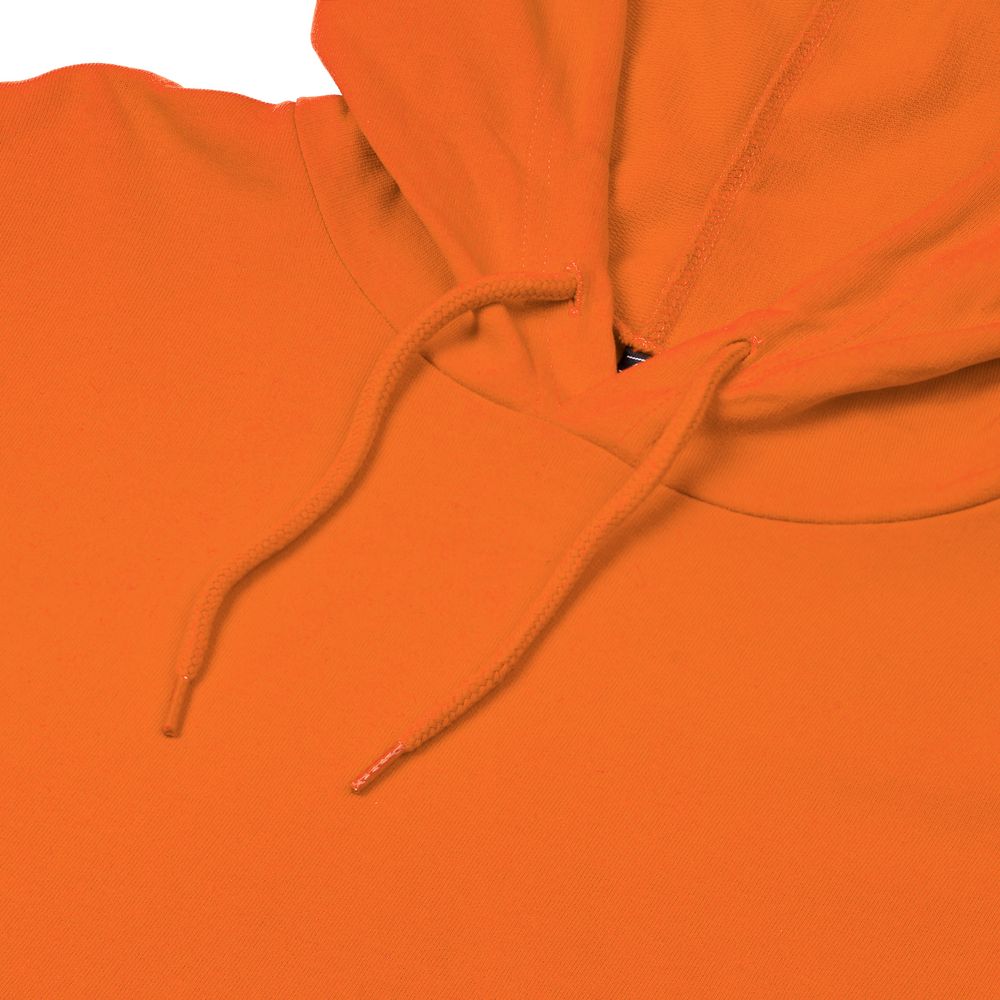 Толстовка с капюшоном унисекс Hoodie, оранжевая, размер XL