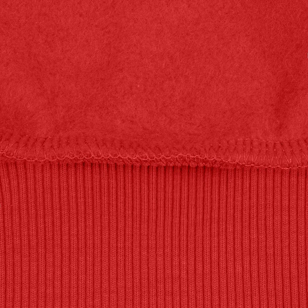 Толстовка на молнии с капюшоном Unit Siverga Heavy красная, размер XS