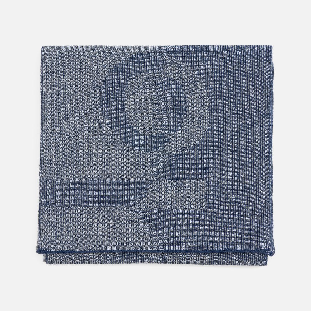 Шарф Denim XXL на заказ, полушерсть