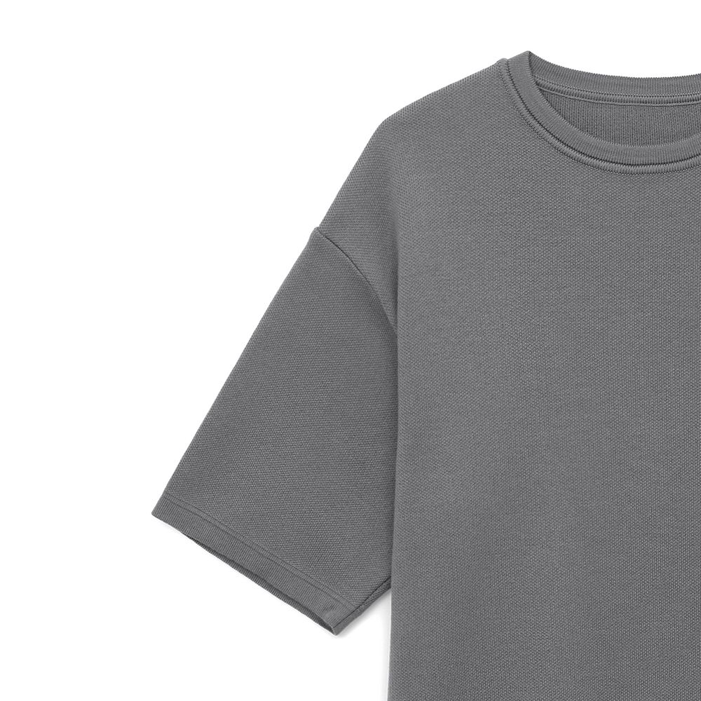 Джемпер с коротким рукавом Siluetti Volumica, серый, размер M/L